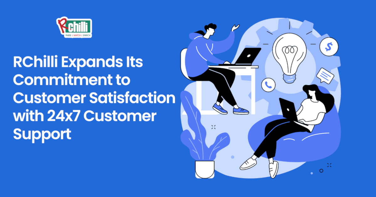 banner image for: RChilli renforce son engagement envers la satisfaction de ses clients avec un support client 24x7.